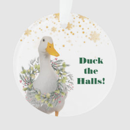 Duck the Halls Kerstmis Ornament