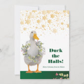 Duck the Halls White Duck Kerstmis (Voorkant)