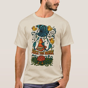 Duck the Noise – Surrealistische Chaoscore Eend He T-shirt