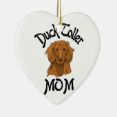 Duck Toller mama Keramisch Ornament (Rechts)