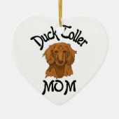 Duck Toller mama Keramisch Ornament (Voorkant)