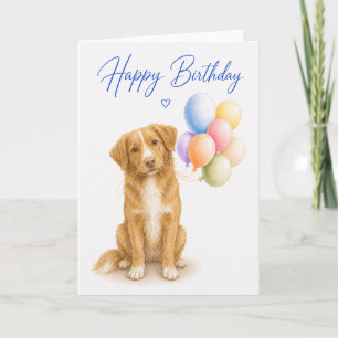 Duck Tolling Retriever Verjaardag Kaart