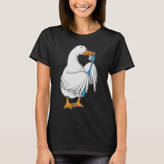 Duck Toothborstel T-shirt (Voorkant)