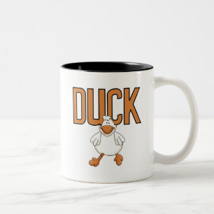 Duck Tshirts en Gifts Tweekleurige Koffiemok