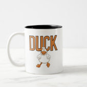 Duck Tshirts en Gifts Tweekleurige Koffiemok (Links)