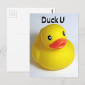 Duck U Briefkaart (Voorkant / Achterkant)