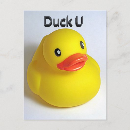 Duck U Briefkaart (Voorkant)