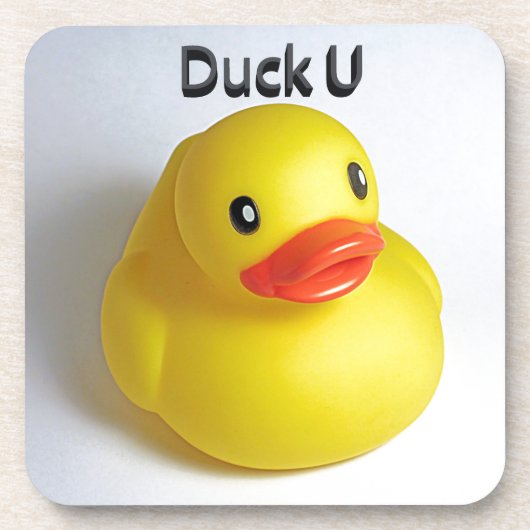 Duck U Drankjes Onderzetter (Voorkant)