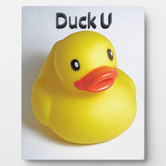 Duck U Fotoplaat (Voorkant)
