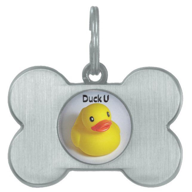 Duck U Huisdieren Naamplaatje (voorkant)