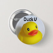 Duck U Ronde Button 5,7 Cm (Voorkant /achterkant)