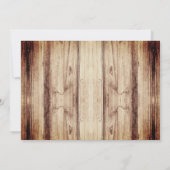 Duck umbrella shower invitation kaart (Achterkant)