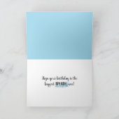 Duck van Birthday met zonnebril in water Kaart (Binnen)