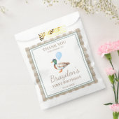 Duck Verjaardag gunstzak Bedankzakje (Gezegeld)