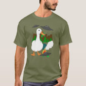 Duck versus Aliens T-shirt (Voorkant)