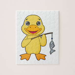 Duck Vist Fisher Finshing rod Legpuzzel