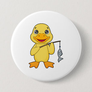 Duck Vist Fisher Finshing rod Ronde Button 7,6 Cm