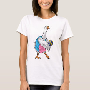 Duck Volleybal speler Volleybal T-shirt