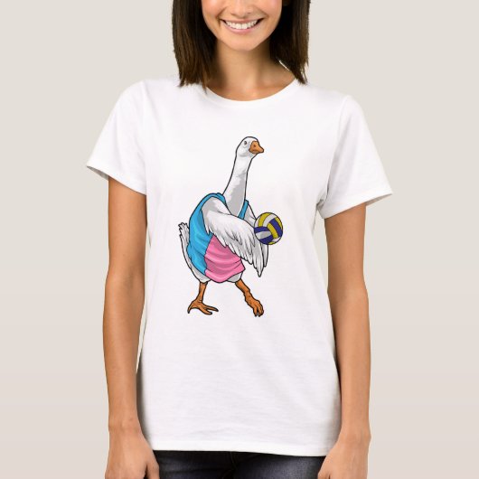 Duck Volleybal speler Volleybal T-shirt (Voorkant)