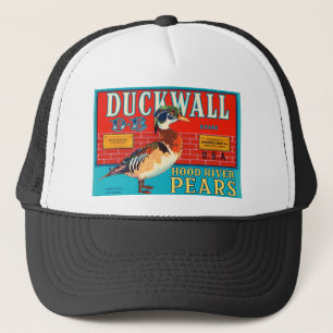 Duck Wall Hood River Pears  reclame Trucker Pet