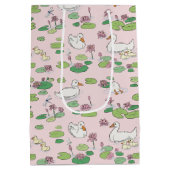 Duck Waterlily Gift Bag Medium Cadeauzakje (Achterkant)