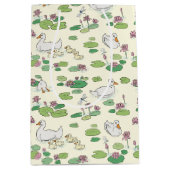 Duck Waterlily Gift Bag Medium Cadeauzakje (Voorkant)