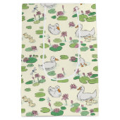 Duck Waterlily Gift Bag Medium Cadeauzakje (Achterkant)