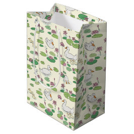 Duck Waterlily Gift Bag Medium Cadeauzakje