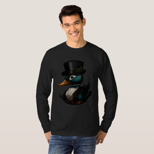 Duck Wearing Fancy Top Hat  1 (Voorkant volledig)