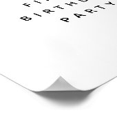 Duck Welkomstbord, Duck 1e Verjaardagsfeestdecor Poster (Hoek)