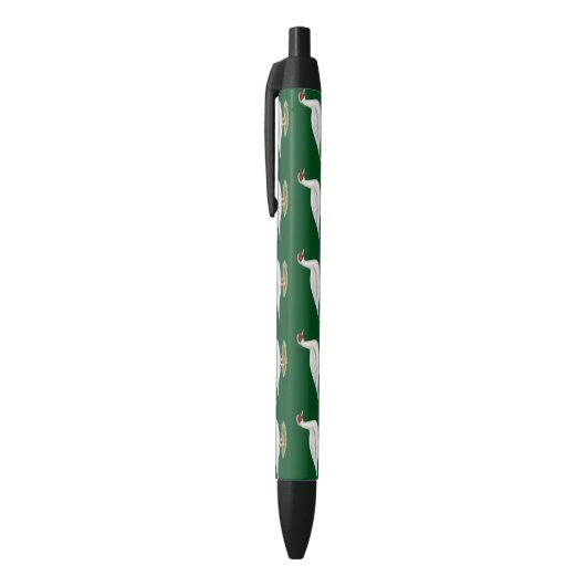 Duck White Muscovy Zwarte Inkt Pen (Top (Verticaal))