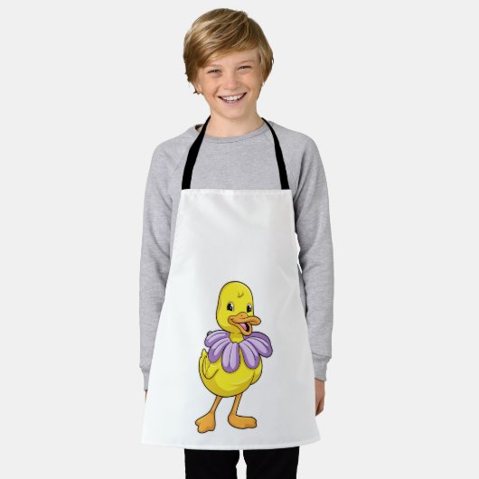 Duck with Daisy Schort (Gedragen)