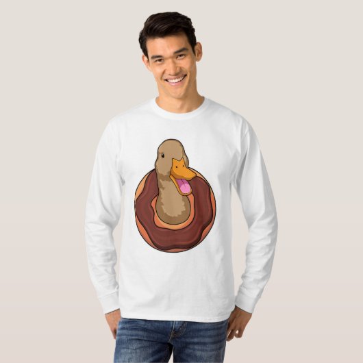 Duck with Donut T-shirt (Voorkant volledig)
