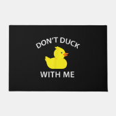 Duck With Me Funny Rubber Duck Deurmat (Voorkant)