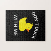 Duck With Me Funny Rubber Duck Legpuzzel (Horizontaal)