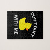Duck With Me Funny Rubber Duck Legpuzzel (Horizontaal)