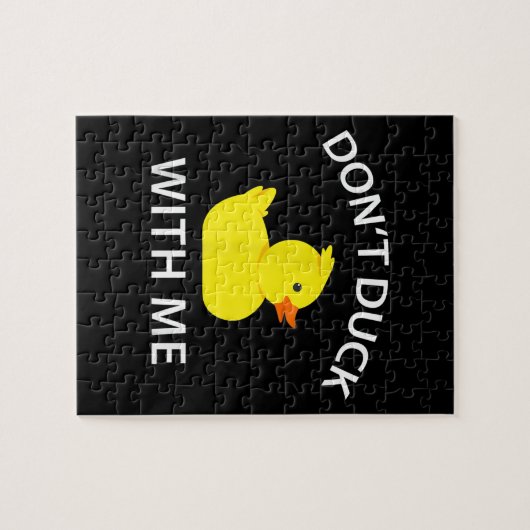 Duck With Me Funny Rubber Duck Legpuzzel (Horizontaal)