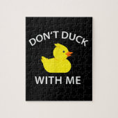 Duck With Me Funny Rubber Duck Legpuzzel (Verticaal)