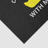 Duck With Me Funny Rubber Duck Tissuepapier (Detail)