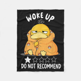 Duck Woke Up Rating Do Not Recommend Fleece Deken
