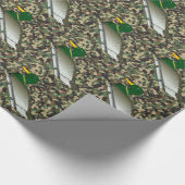 Duck Woodland Camo Wrapping Paper Cadeaupapier (Hoek)