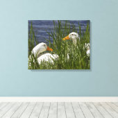 Duck Wrapped Canvas Afdruk (Insitu (Houten vloer))