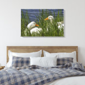Duck Wrapped Canvas Afdruk (Insitu (Slaapkamer))