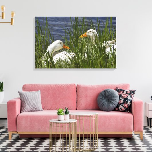 Duck Wrapped Canvas Afdruk (Insitu (Woonkamer))