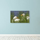 Duck Wrapped Canvas Afdruk (Insitu (Houten vloer))