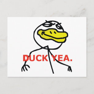 Duck Yea - Briefkaart