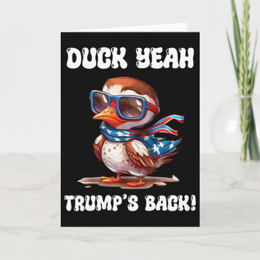 Duck Yeah Trump Is Ck 47e President Kaart (Voorkant)