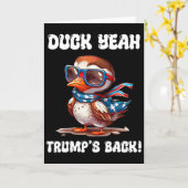 Duck Yeah Trump Is Ck 47e President Kaart (Gele Bloem)