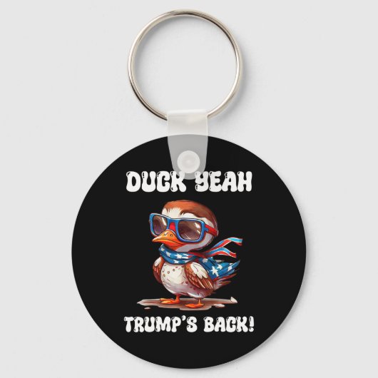 Duck Yeah Trump Is Ck 47e president Sleutelhanger (Voorkant)