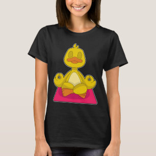 Duck Yoga Fitness Meditatie T-shirt